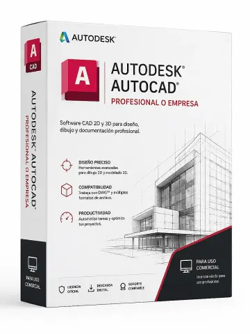 Autodesk Comercial AutoCAD Profesional o Empresa
