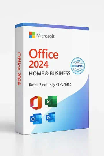 Office 2024 Home and Business Retail Bind Key 1 Win / Mac