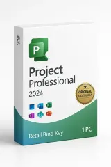 Project Professional 2024 Retail Bind Key 1 PC