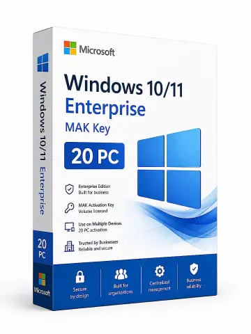 Windows 10/11 Enterprise MAK Key 20 PC
