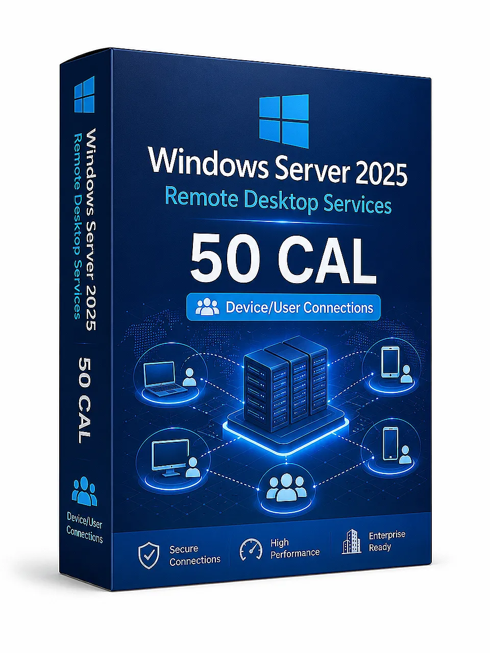 Windows Server 2025 Remote Desktop Services Device/User Connections 50 CAL