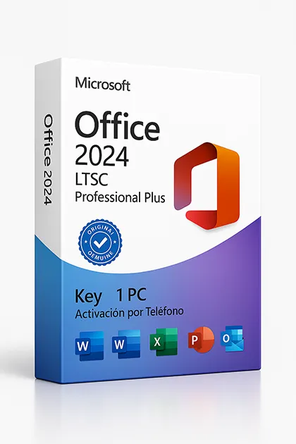 Office 2024 LTSC Professional Plus Key 1 PC (Activación por Teléfono)