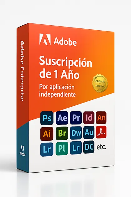 Adobe Enterprise por Aplicación Independiente - Suscripción anual