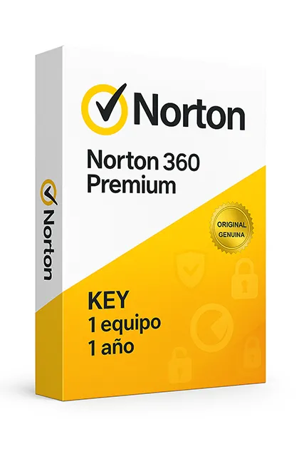 Norton 360 Premium Key 1 equipo 1 año
