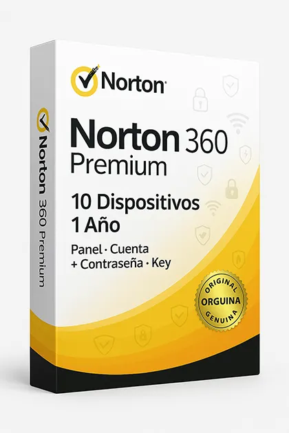 Norton 360 Premium - 10 Dispositivos, 1 Año