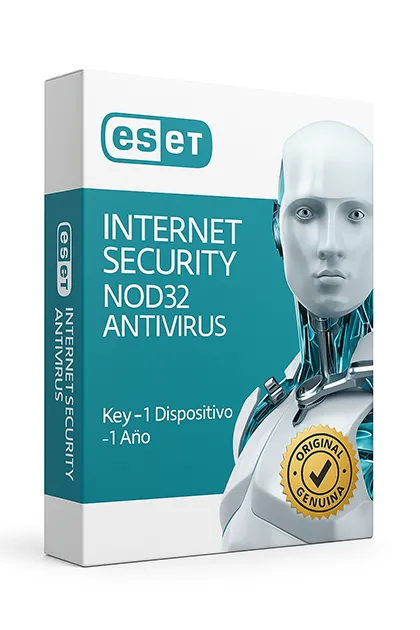 ESET Internet Security/NOD32 AntiVirus - 1 Dispositivo, 1 Año