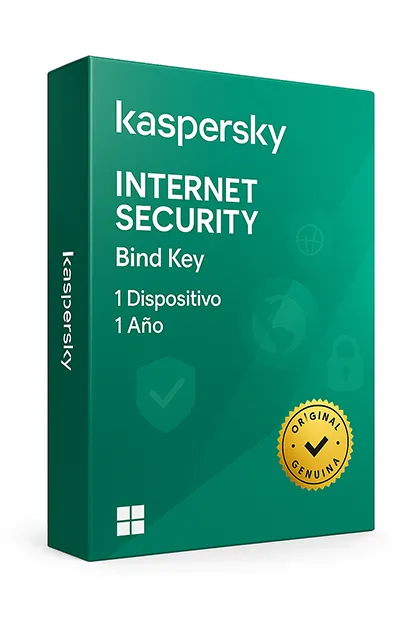 Kaspersky Internet Security Bind Key 1 Dispositivo 1 Año