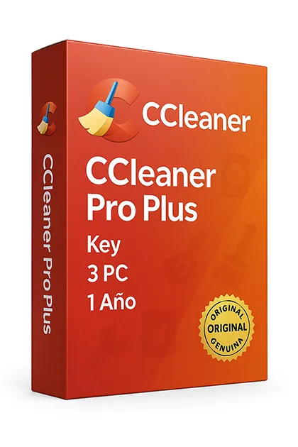 CCleaner Pro Plus Key 3 PC 1 año