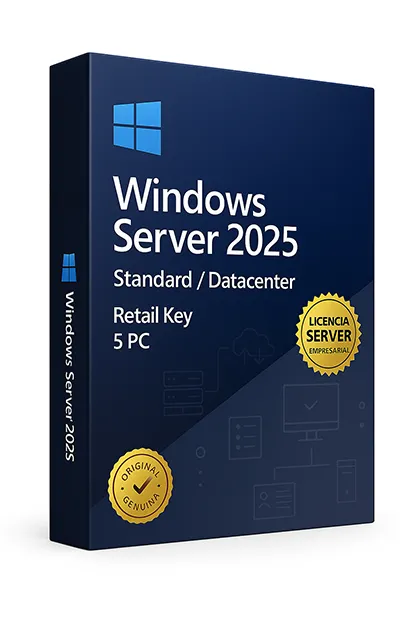 Server 2025 Standard/Datacenter Retail Key 5 PC