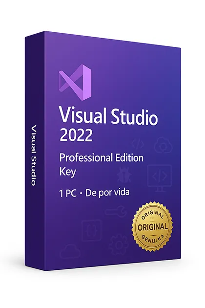 Visual Studio 2022 Professional Key 1 PC De por vida