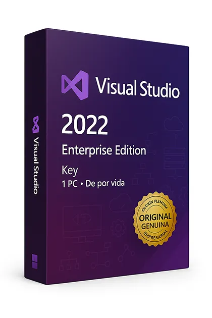Visual Studio 2022 Enterprise Key 1 PC de por vida