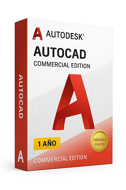 Autodesk Commercial AutoCAD 1 suscripción anual