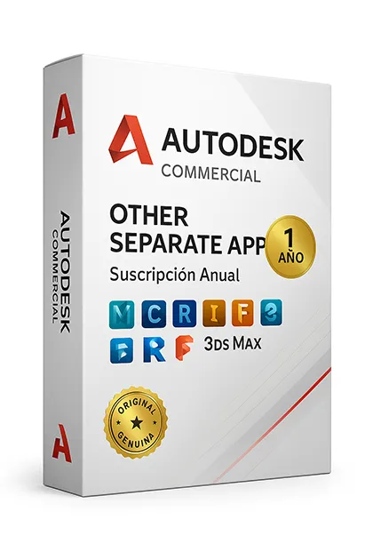 Autodesk Commercial 1 Suscripción Anual para Aplicaciones Separadas