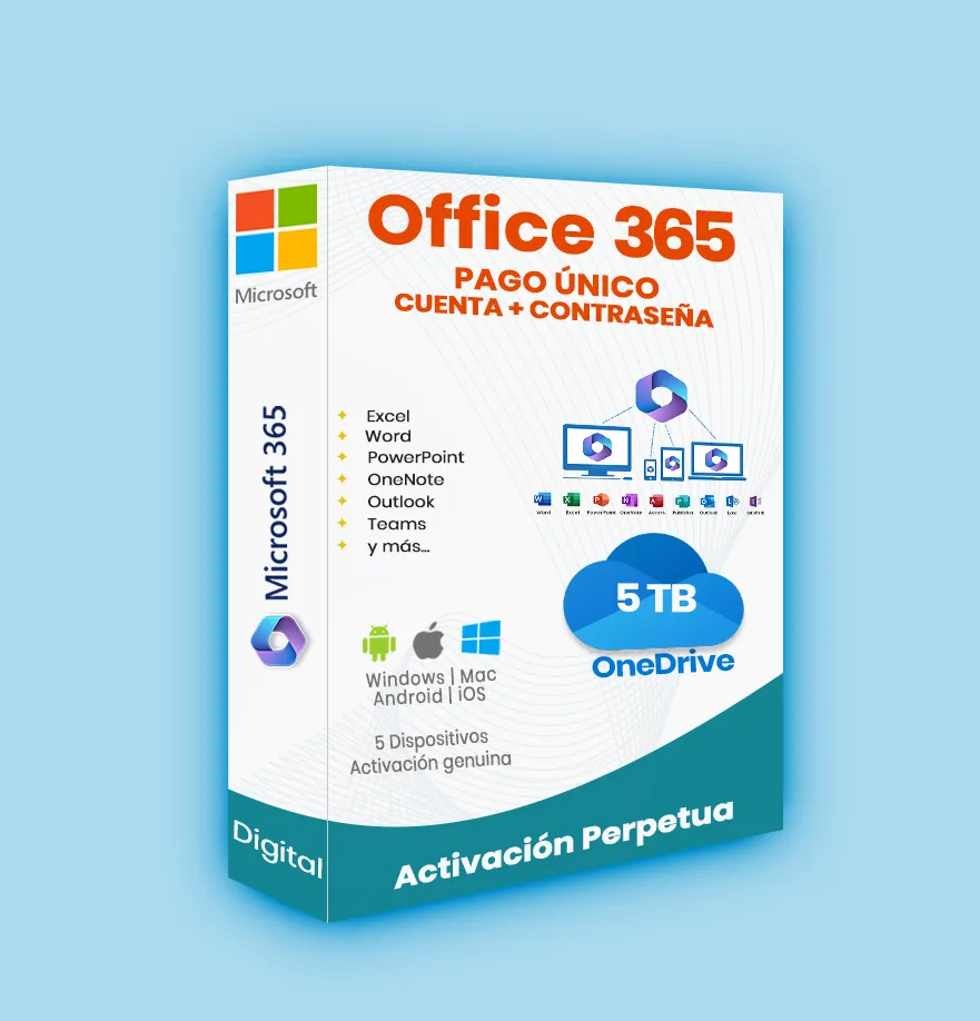 Office 365 más 5TB OneDrive de por vida